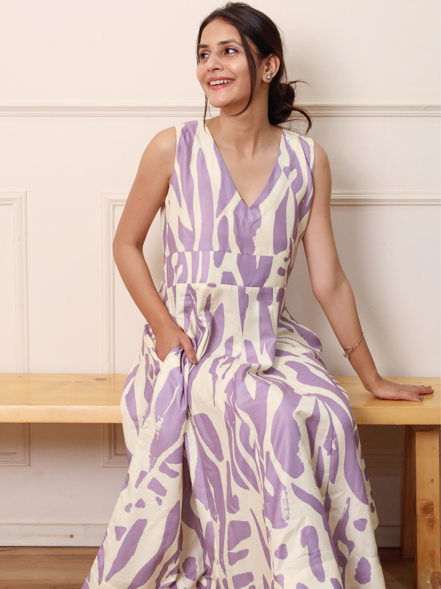 Lavender Waves Dress