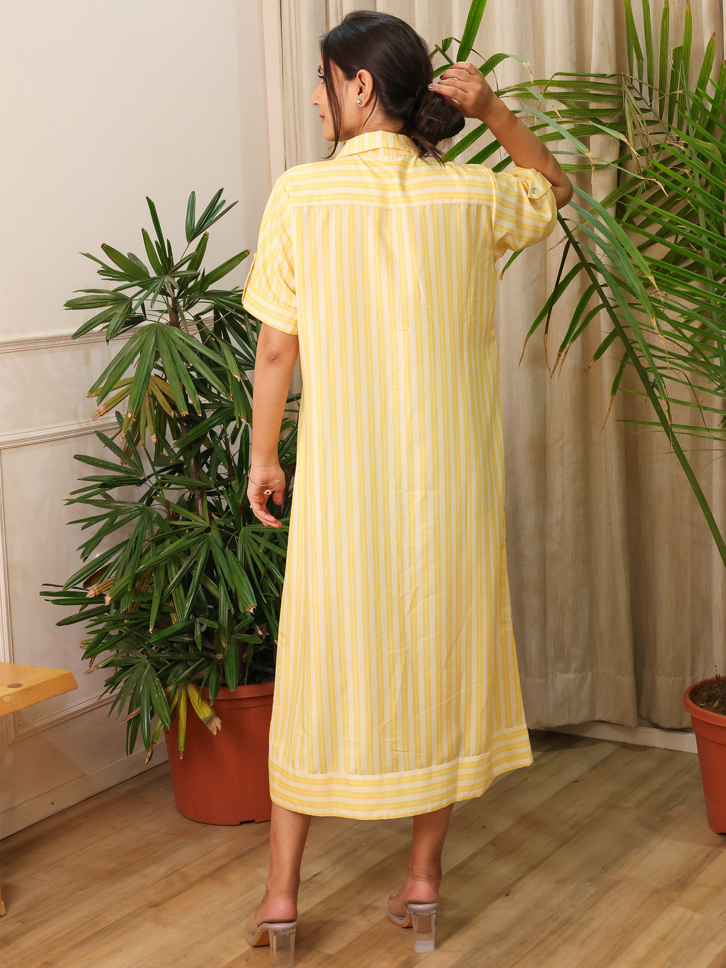Sunstripe Shirt Dress