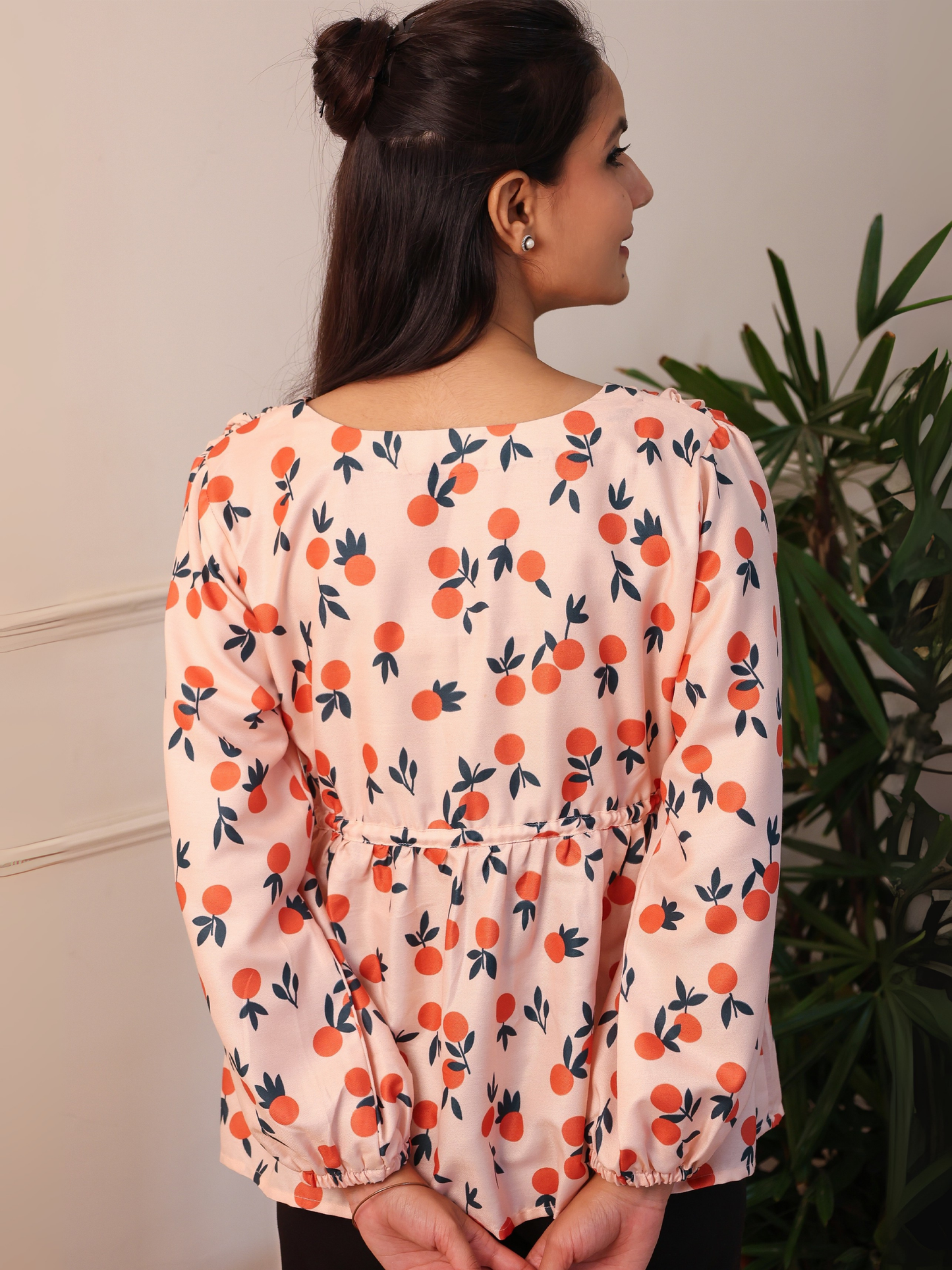 Citrus Tie Waist Top