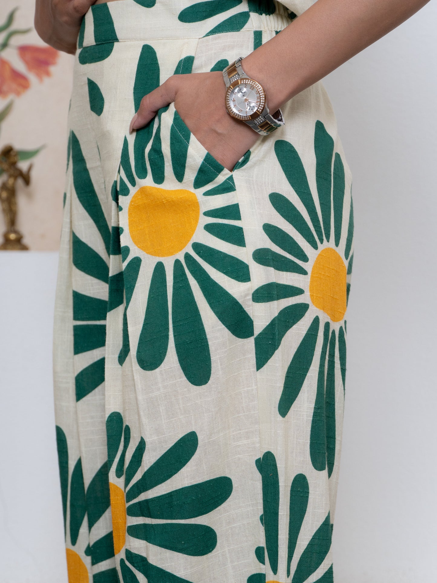 Green Daisy Trouser