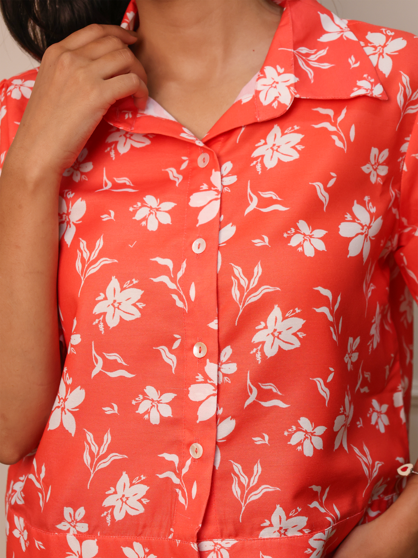 Floral Camp Collar Shirt