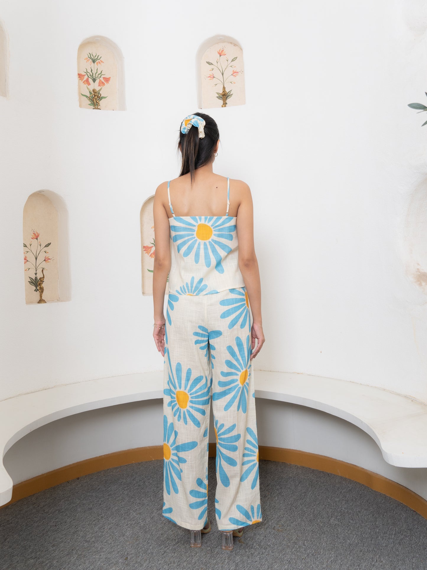 Blue Daisy Co-ord Set