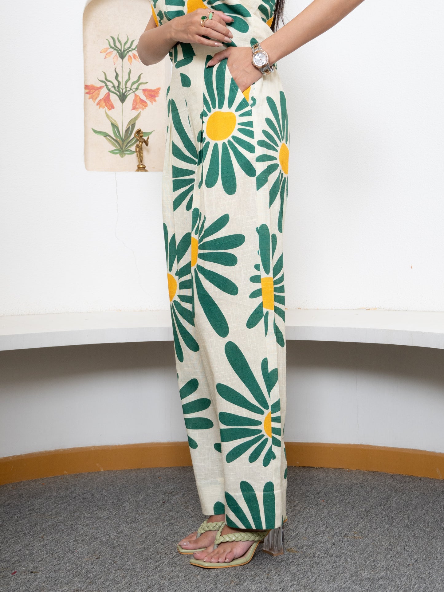 Green Daisy Trouser