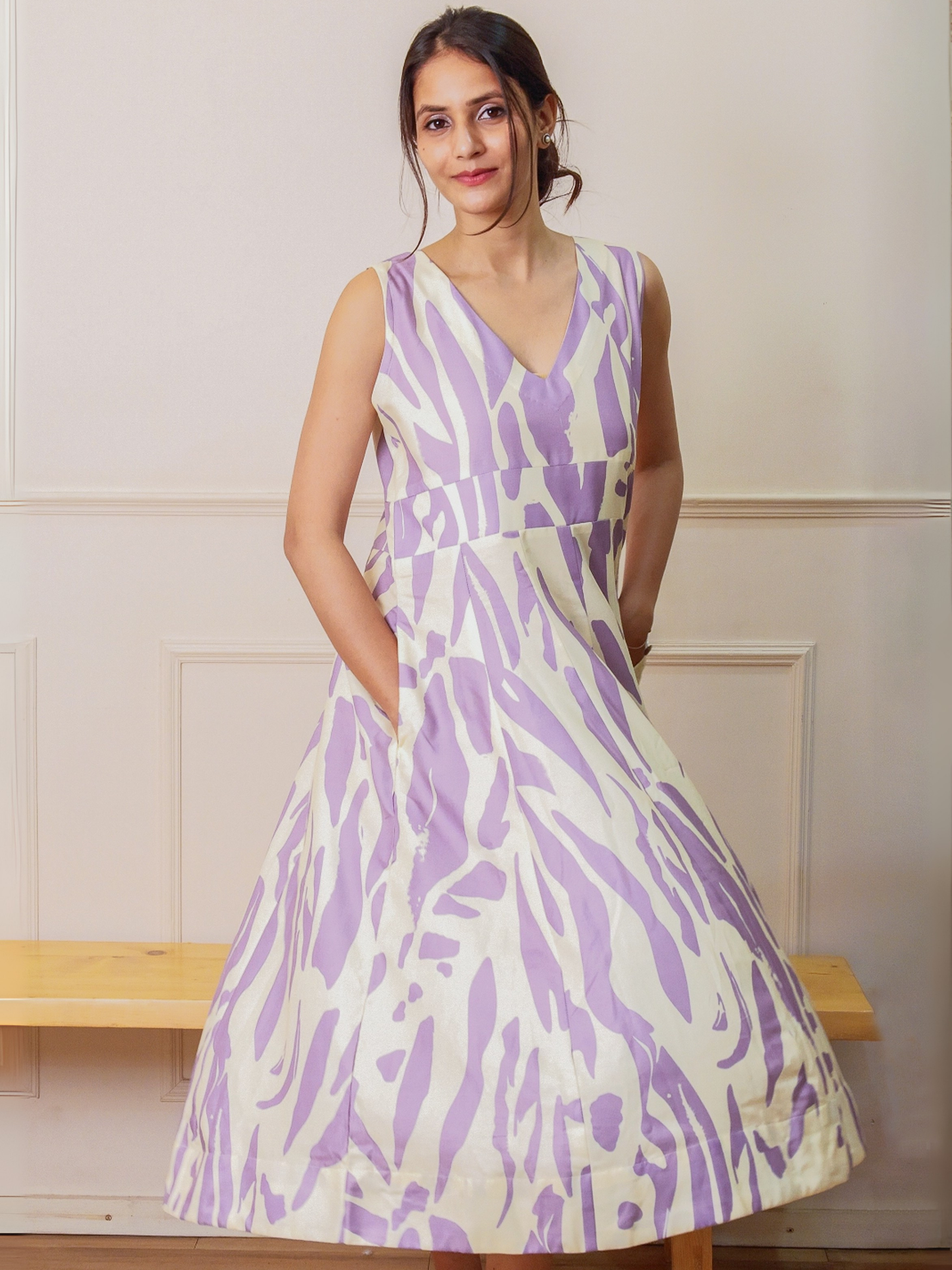 Lavender Waves Dress
