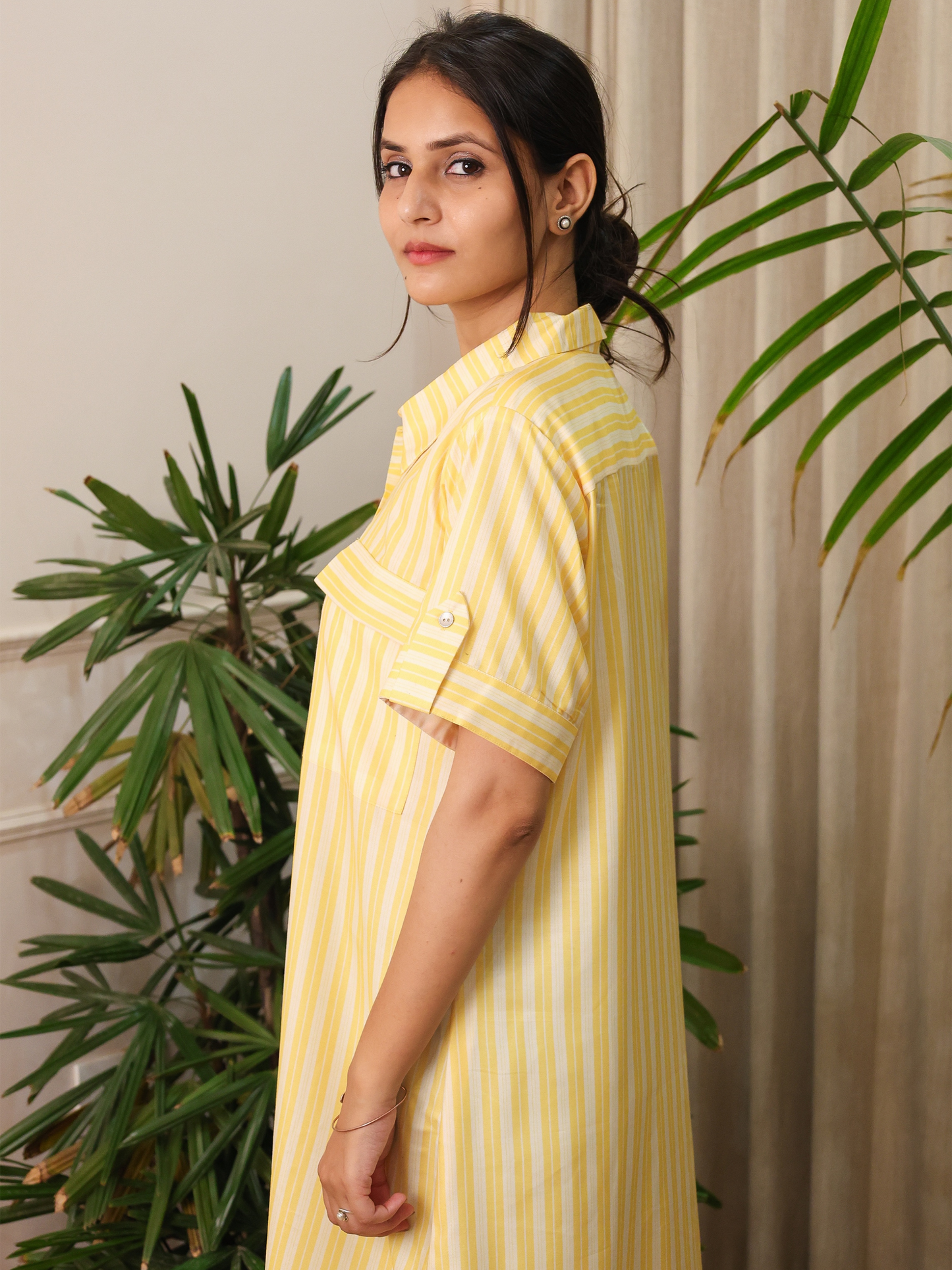 Sunstripe Shirt Dress