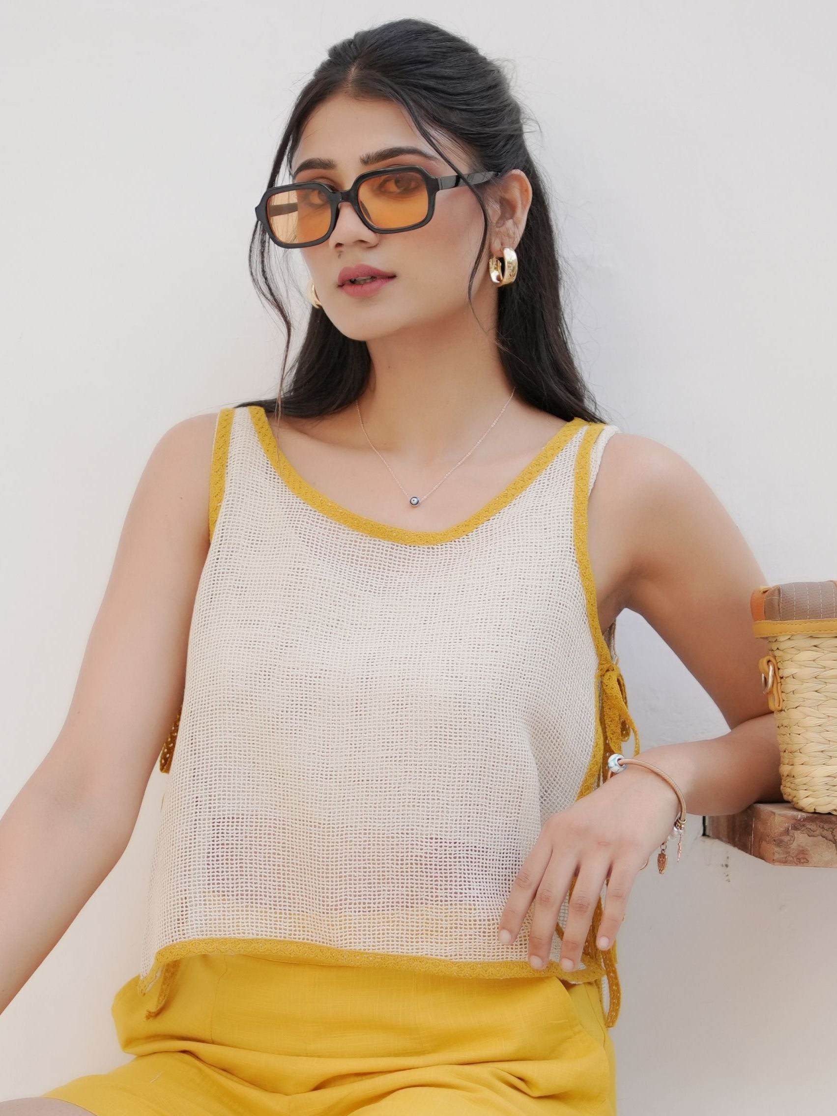 Amber Aura Twin Top