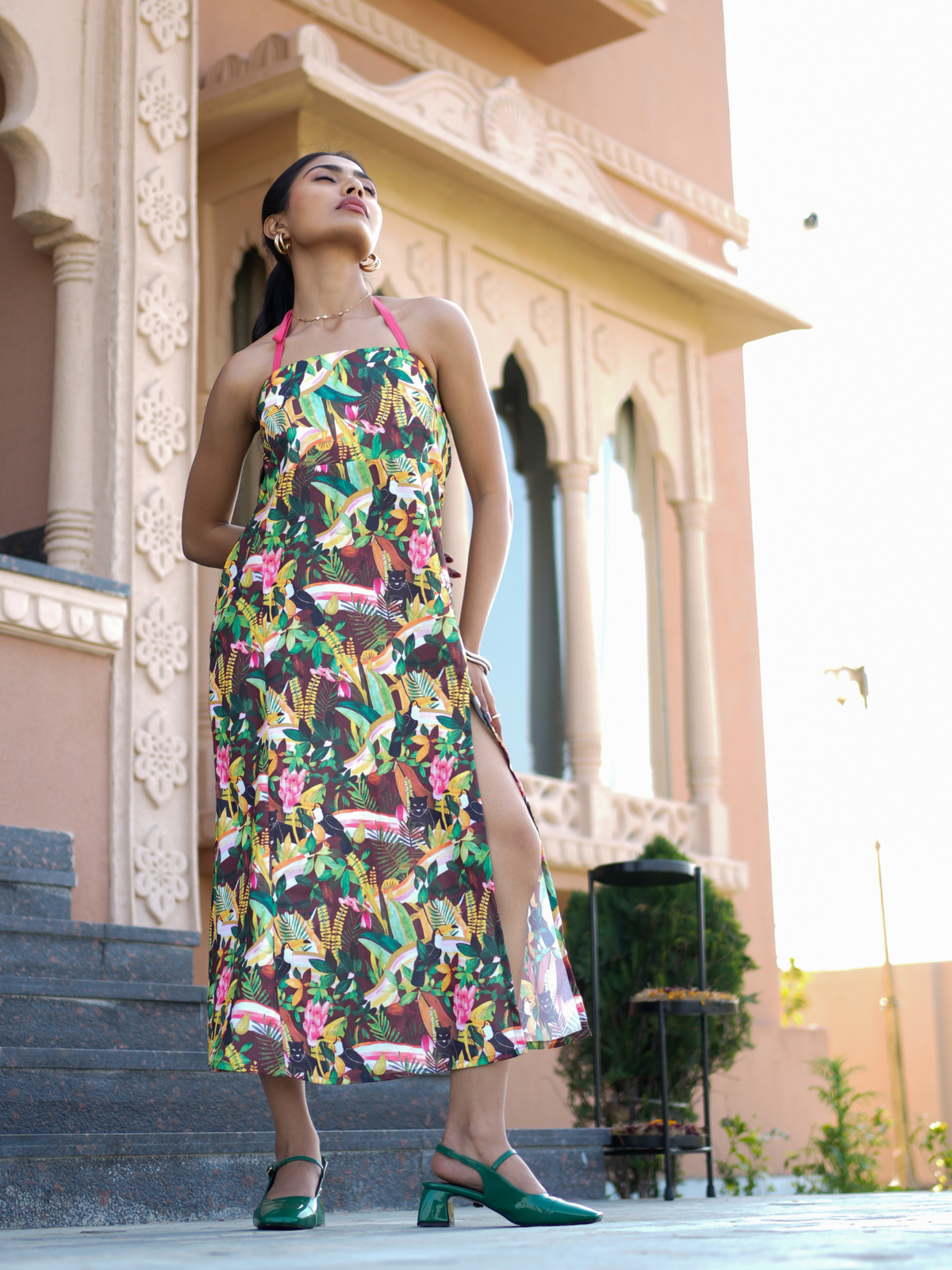 The Tropicana Halter Dress