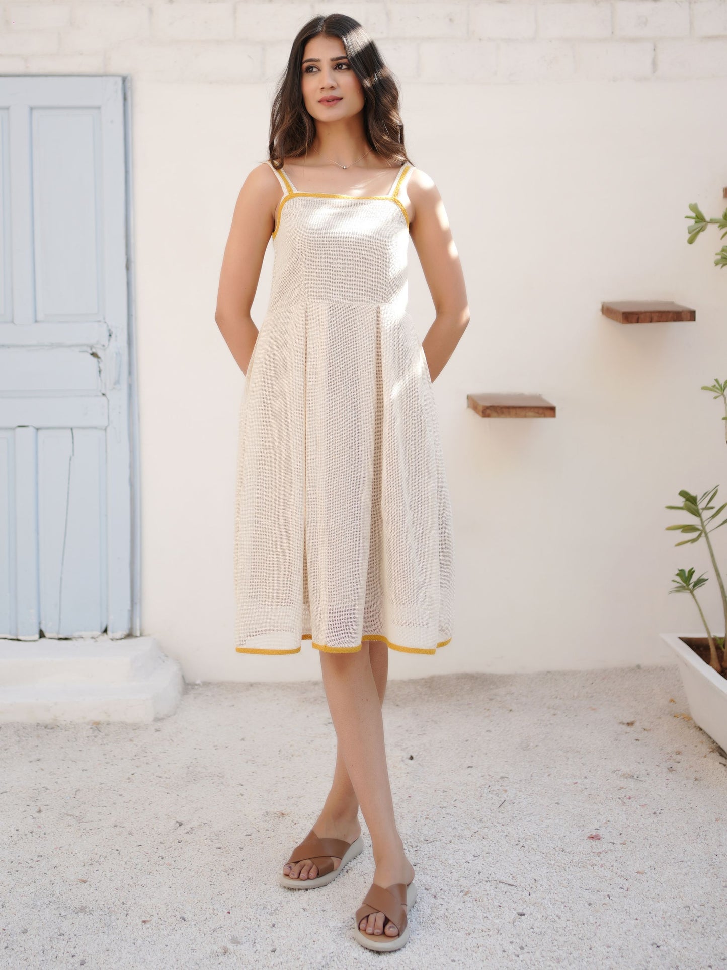 Off White Dress