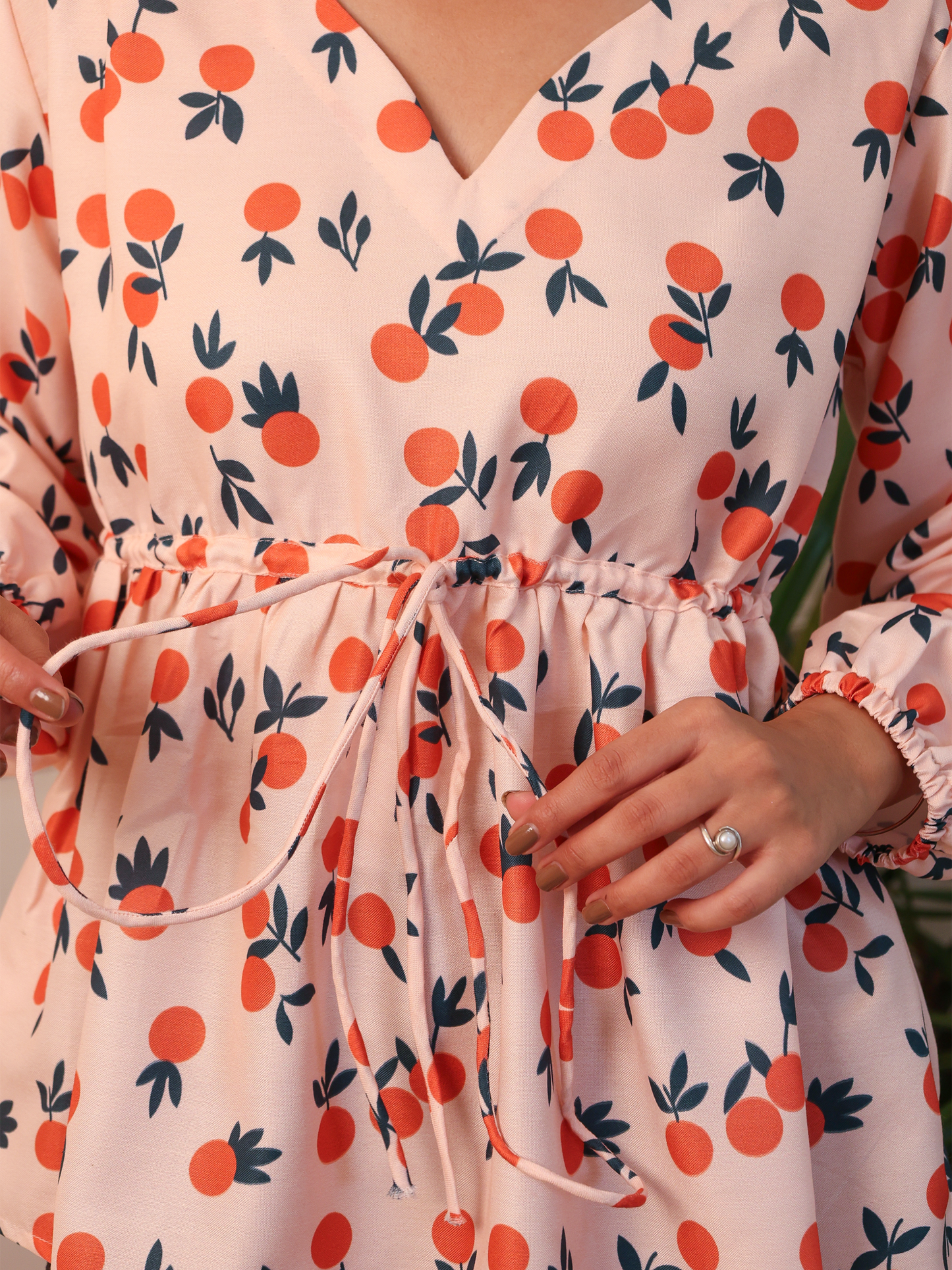 Citrus Tie Waist Top