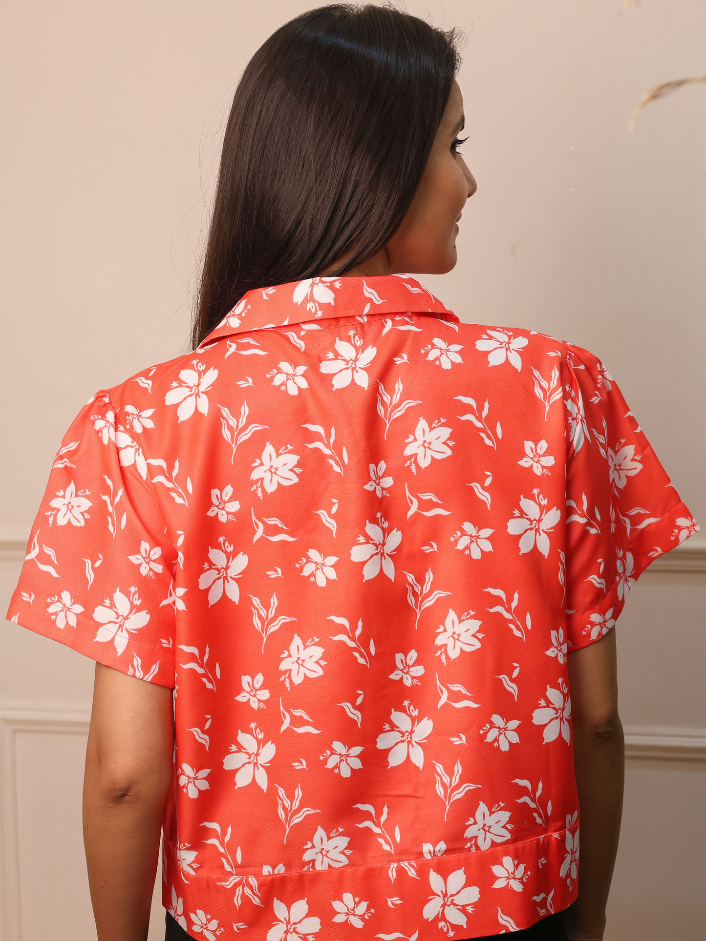 Floral Camp Collar Shirt