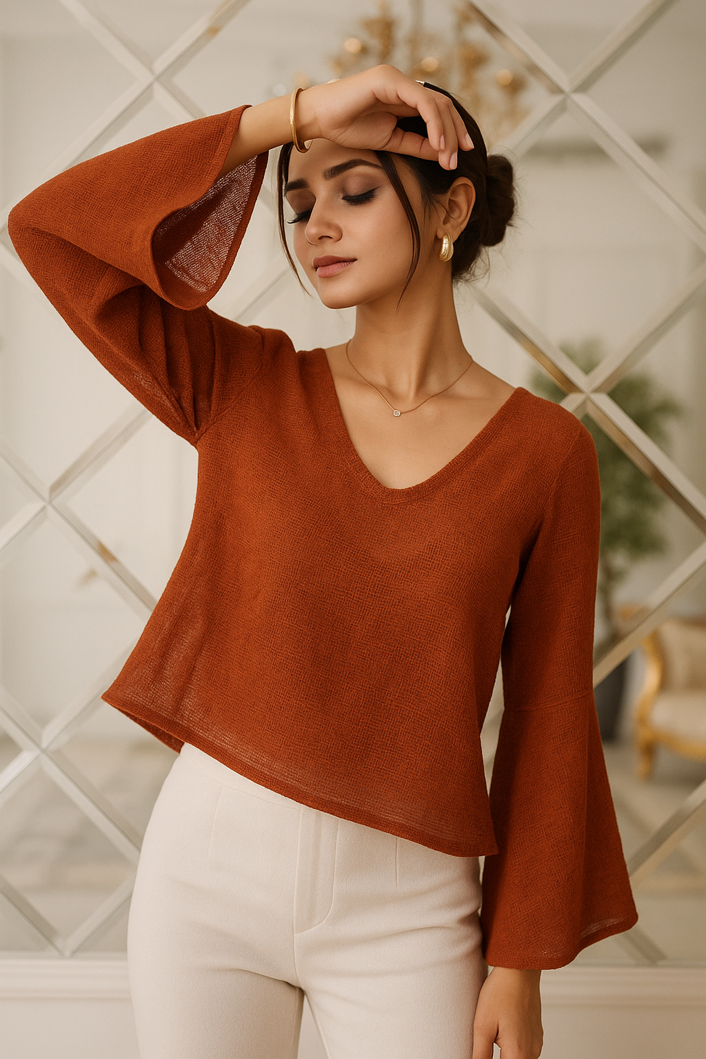 Rustique Long-Sleeve Top