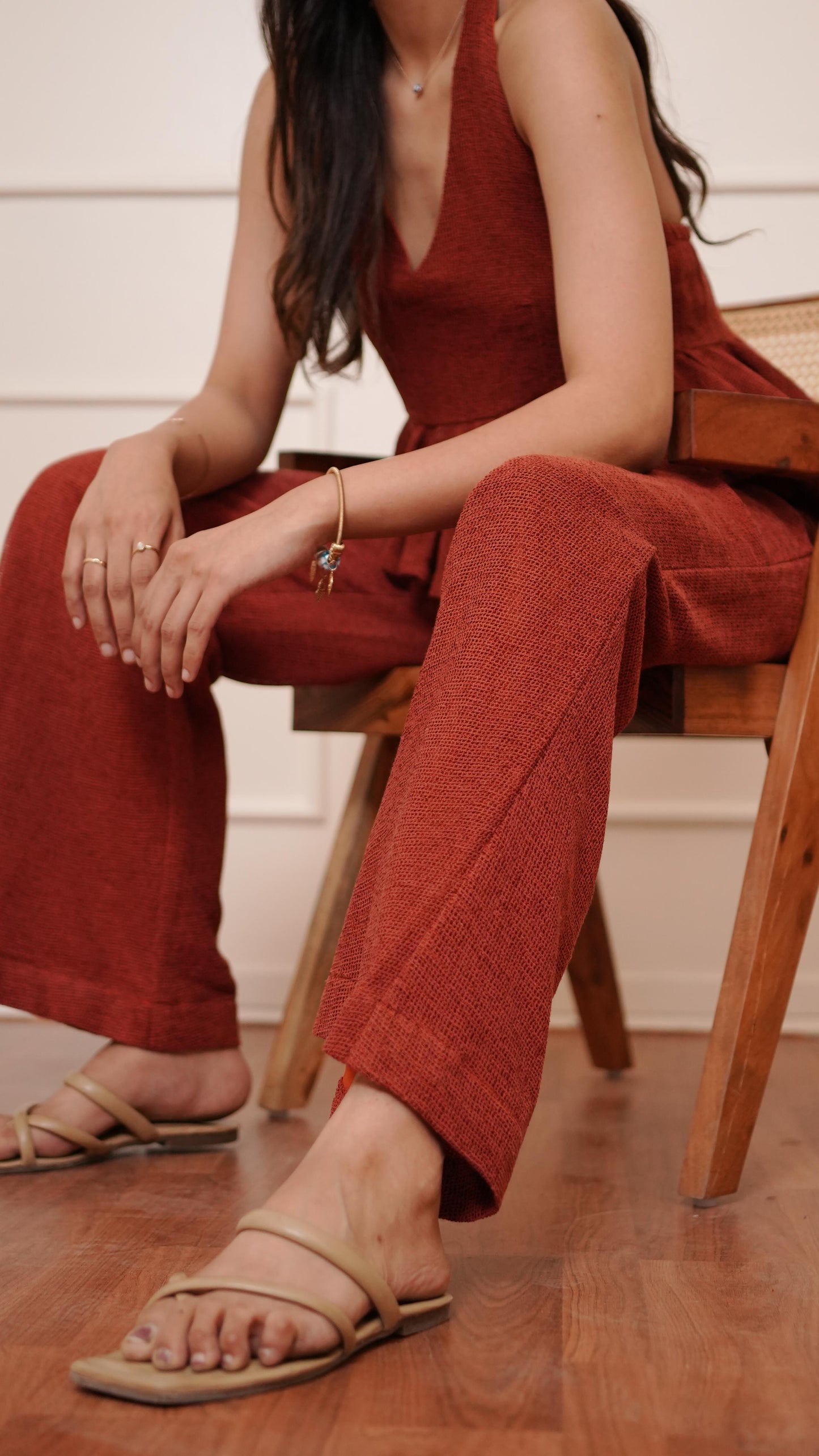 Rustique Halter Neck Top Set