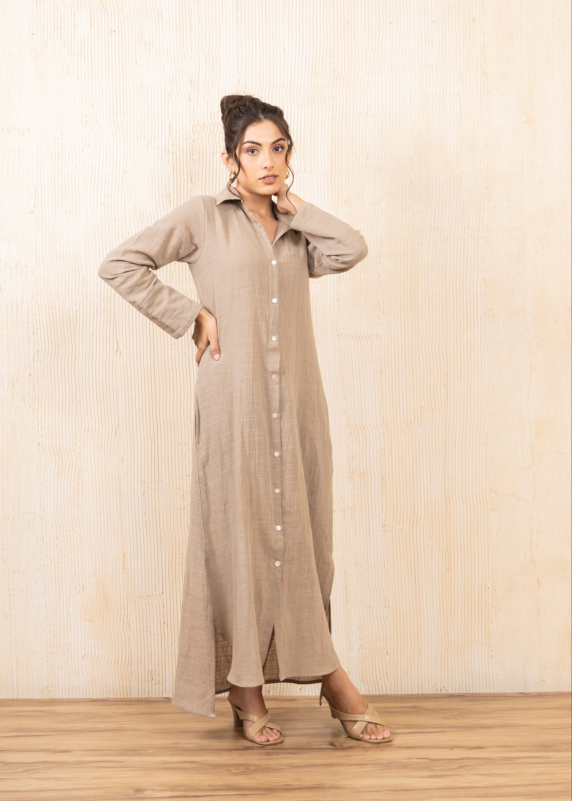 Long Shirt Dress – True Tones Long Shirt Dress – True Tones