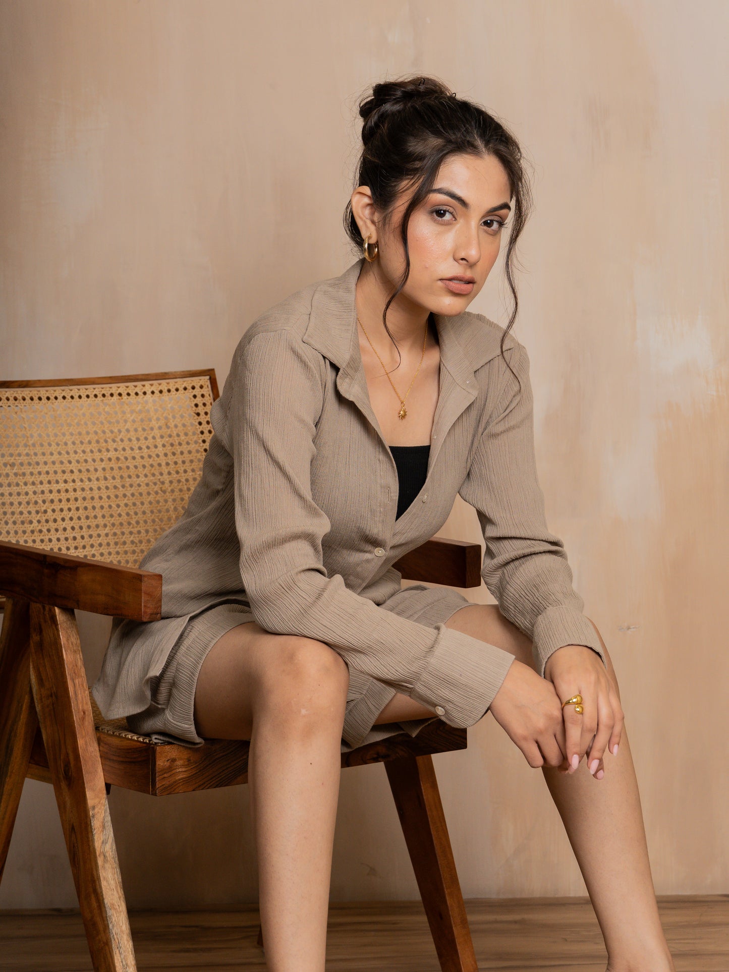 Wrinkled Clay Shirt