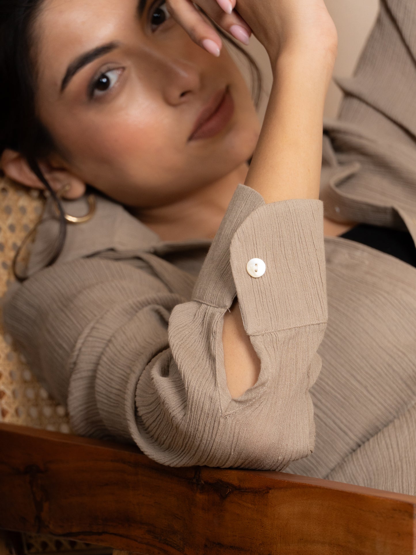 Wrinkled Clay Shirt