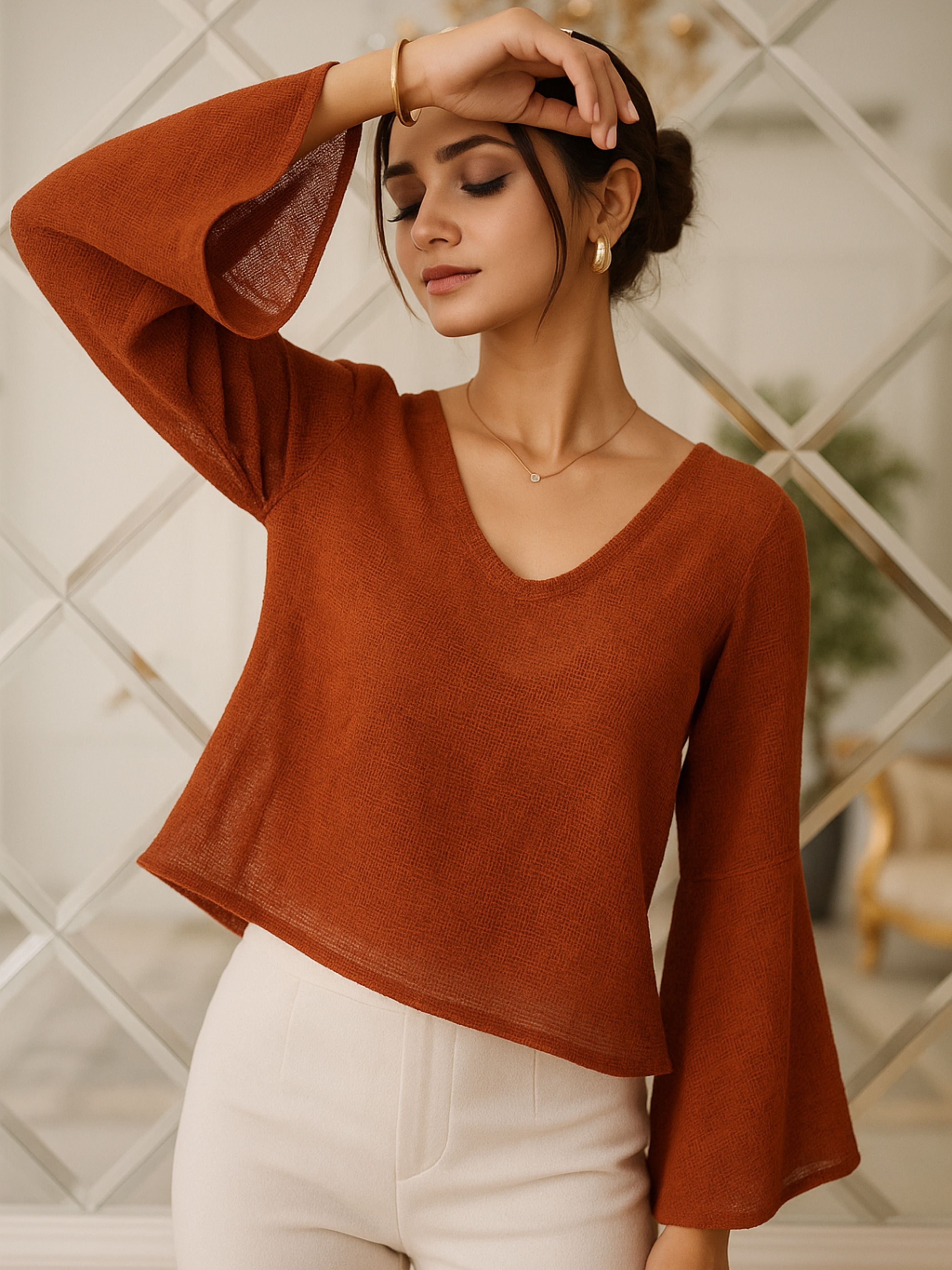 Rustique Long-Sleeve Top