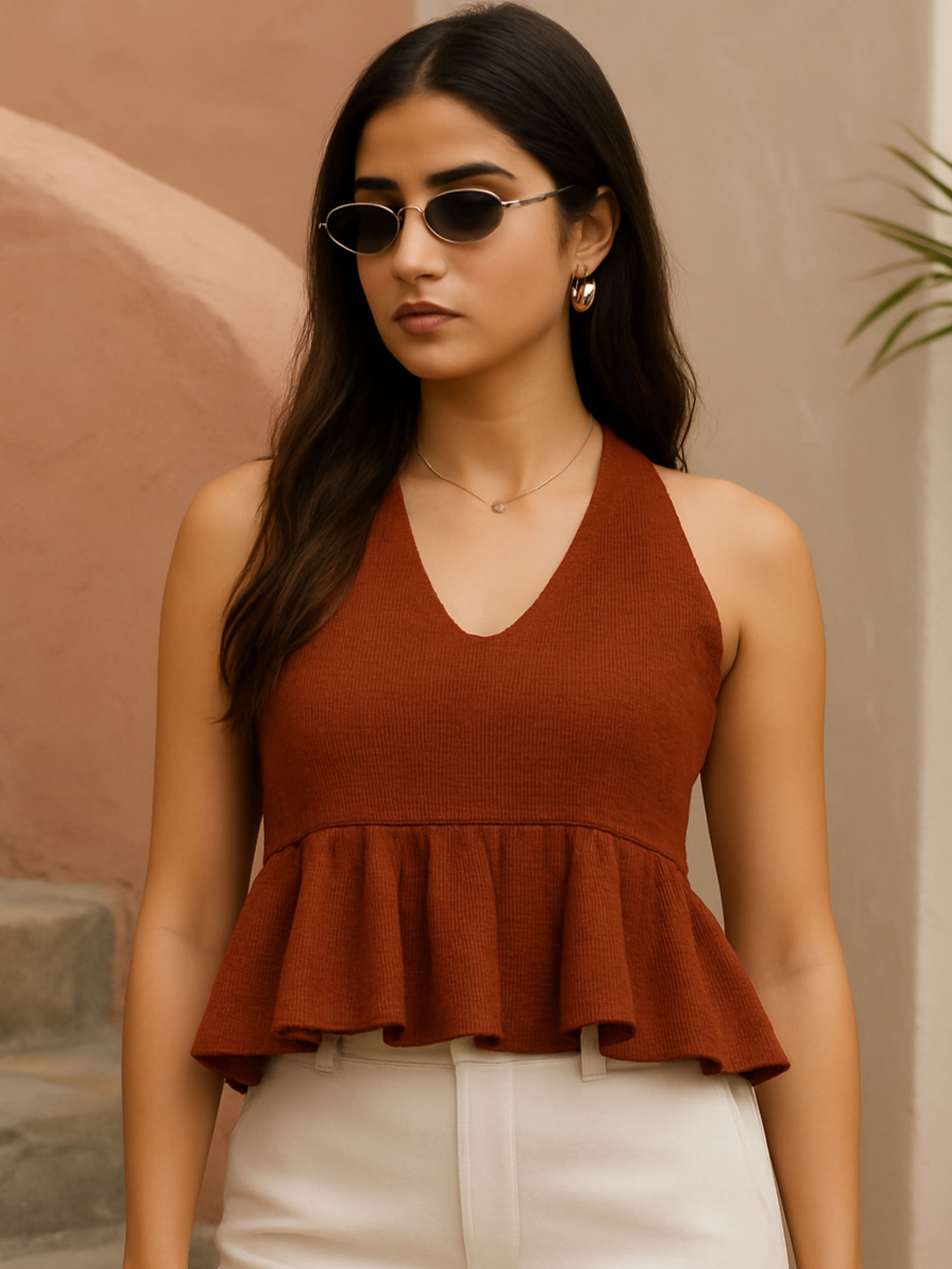 Rustique Halter Neck Top